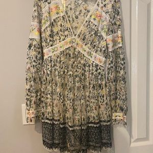New without tags- Free People embroidered dress